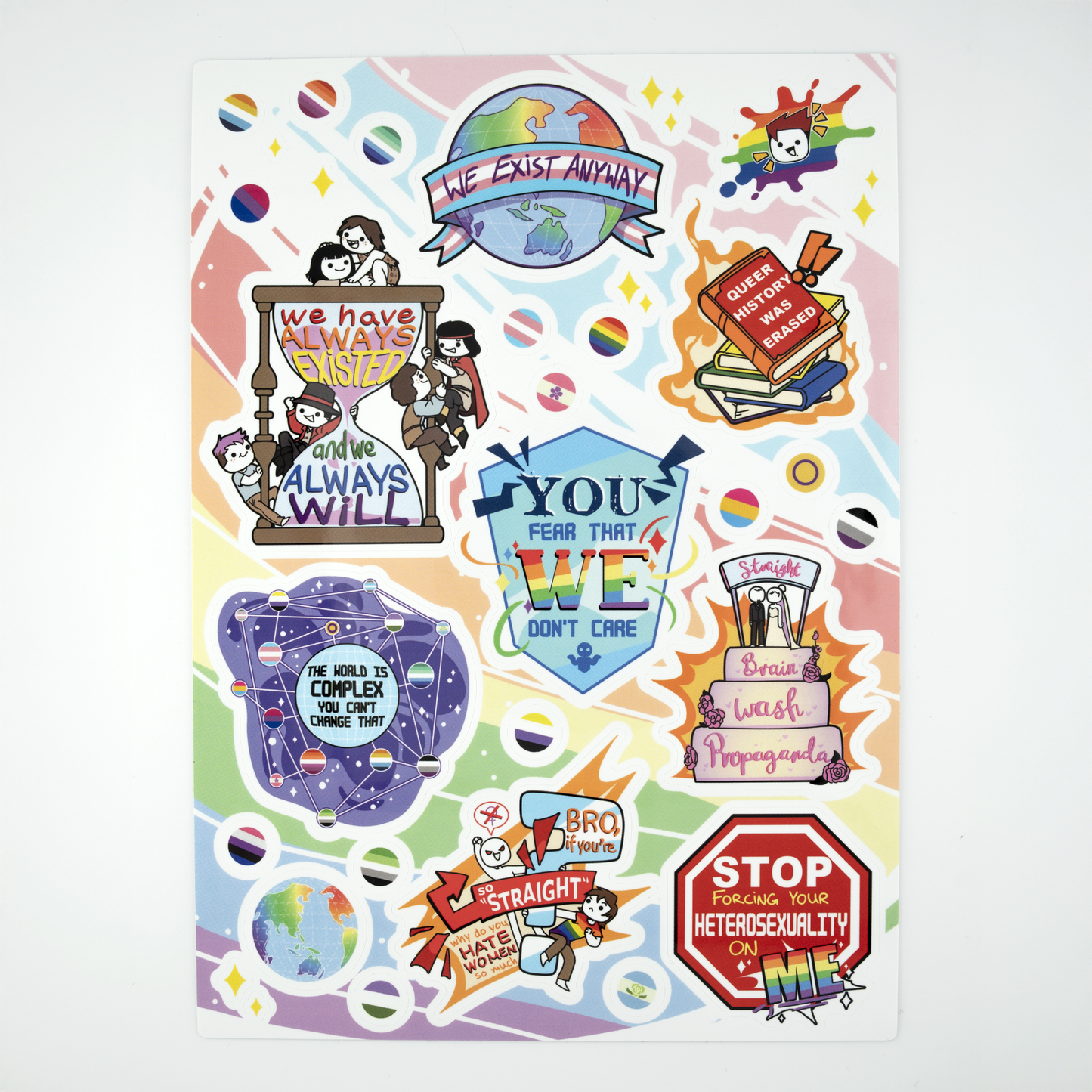 Pride Activist Sticker Sheet