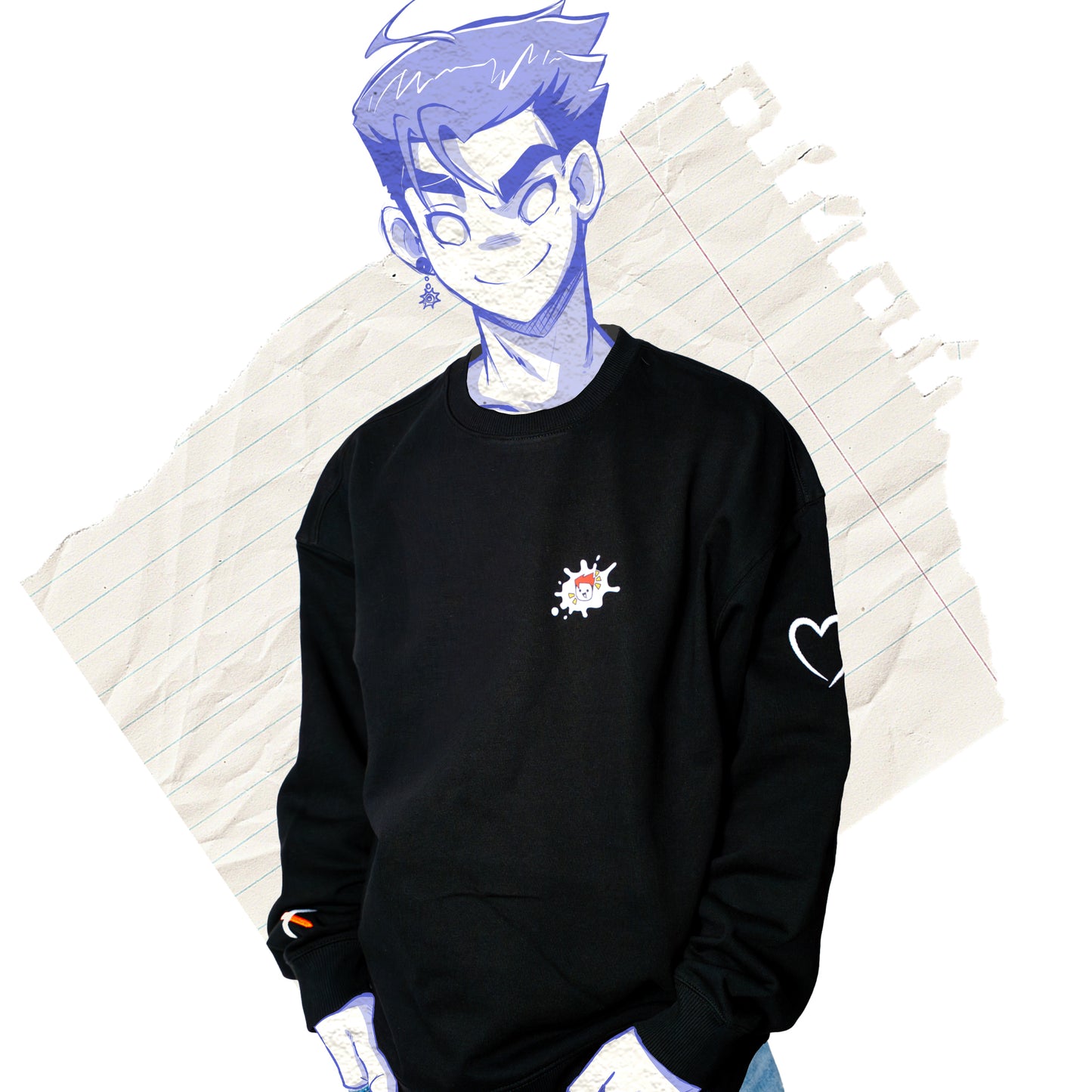 Sweater: “Art Heart”