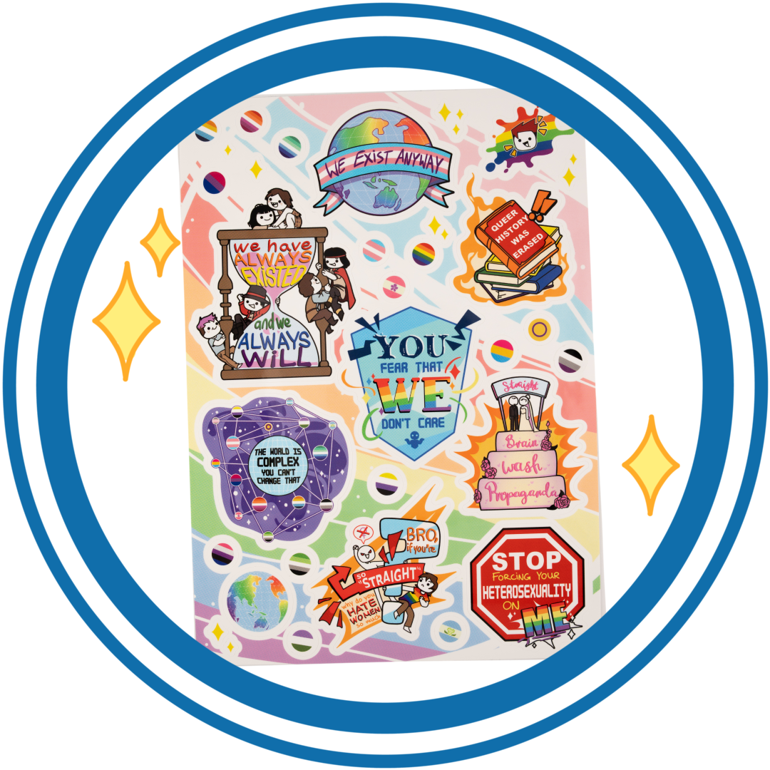 Pride Activist Sticker Sheet