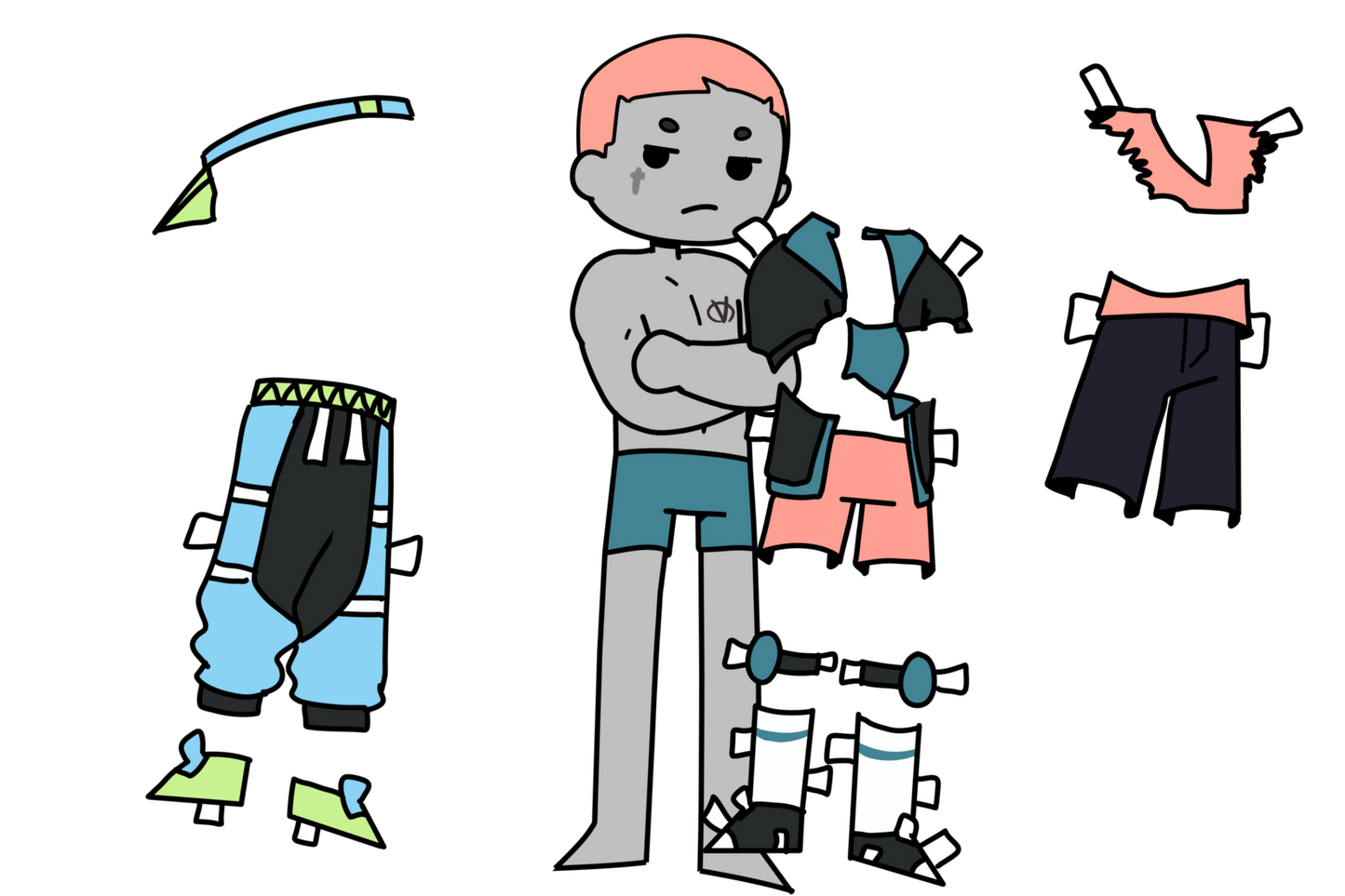 Dress-Up Doll: Buck