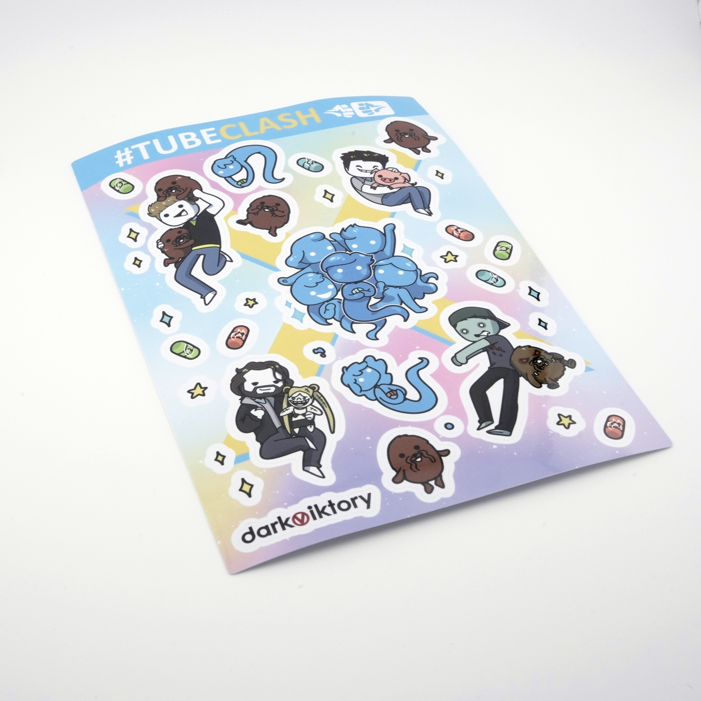 #TubeClashX - "Sidekicks" Sticker Sheet