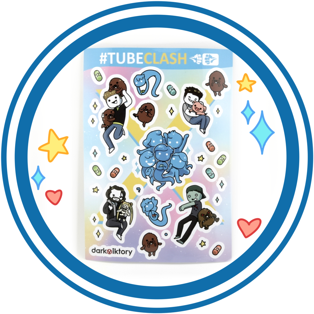 #TubeClashX - "Sidekicks" Sticker Sheet