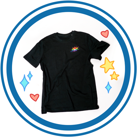 T-Shirt: „Queer Art Heart“